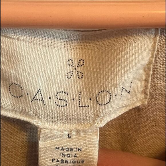 Caslon linen jacket sz L - Picture 5 of 6